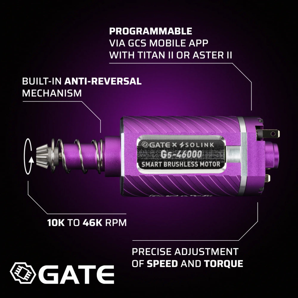 GATE G5 Smart Brushless Motor – Long & Short Shaft Versions