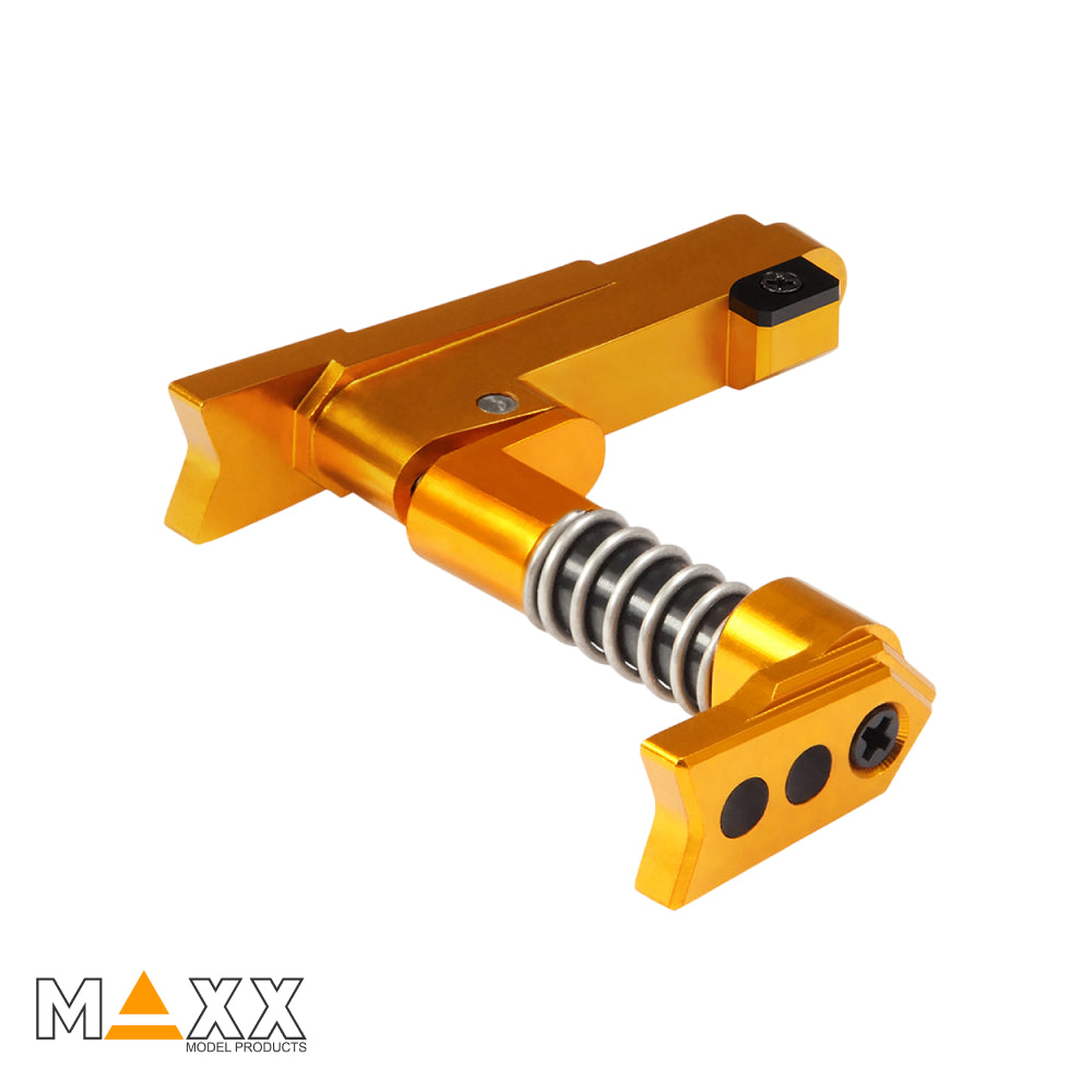 MAXX Model CNC Aluminum Advanced Magazine Release (Style A) (Dark Earth)