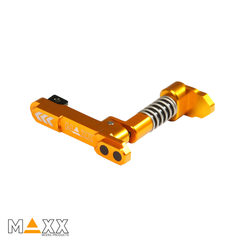 MAXX Model CNC Aluminum Advanced Magazine Release (Style B) (Dark Earth)