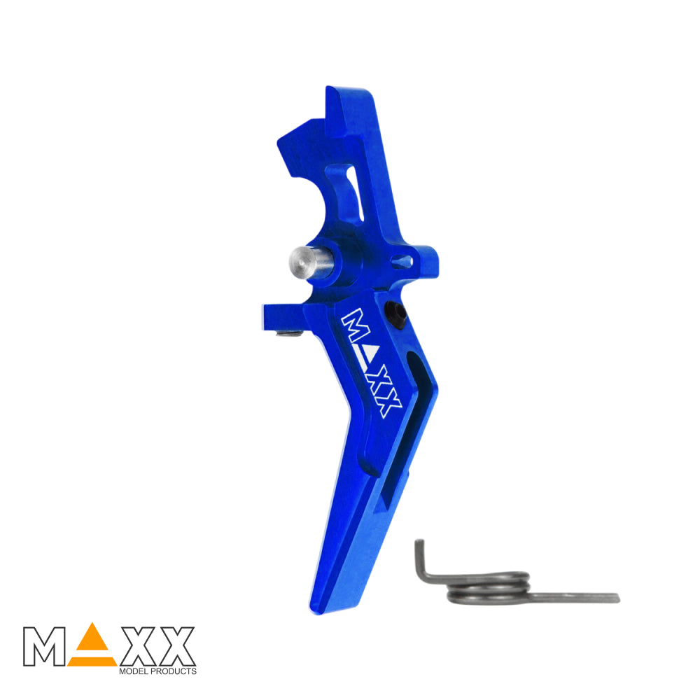 MAXX Model CNC Aluminum Advanced Speed Trigger (Style A) (Blue)