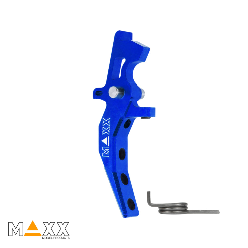 MAXX Model CNC Aluminum Advanced Speed Trigger (Style C) (Blue)