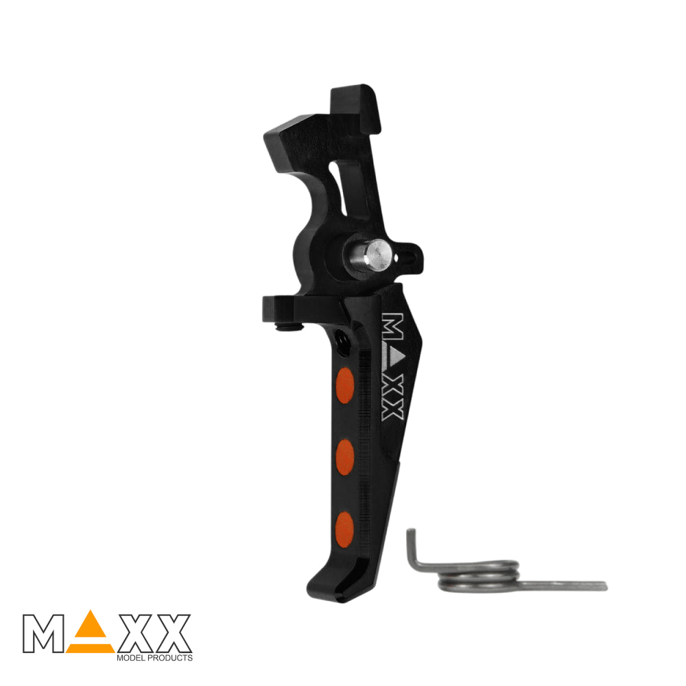 MAXX Model CNC Aluminum Advanced Speed Trigger (Style E) (Black)