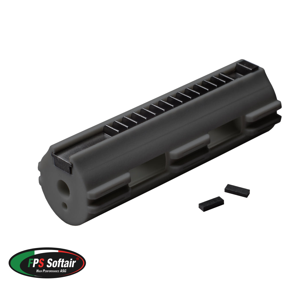 FPS Softair ZERO-SHOCK Carbon Fiber Lightened Airsoft Piston Full Metal Teeth (PM03CF)