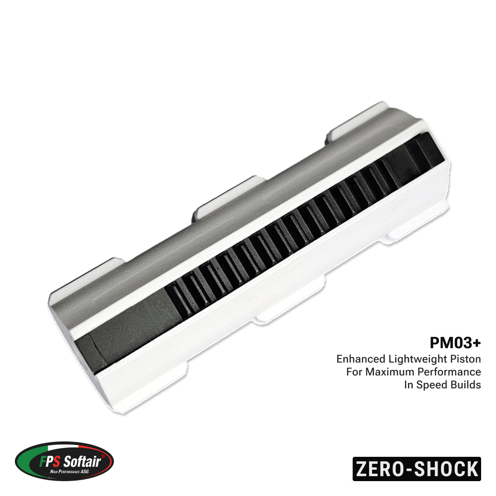 FPS ZERO-SHOCK Lightened Airsoft Piston Full Metal Teeth (PM03+)