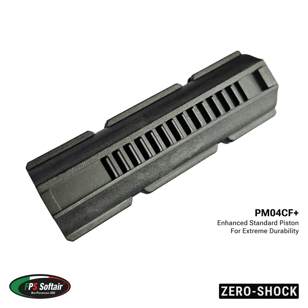 FPS ZERO-SHOCK Carbon Fiber Airsoft Piston Full Metal Teeth (PM04CF+)