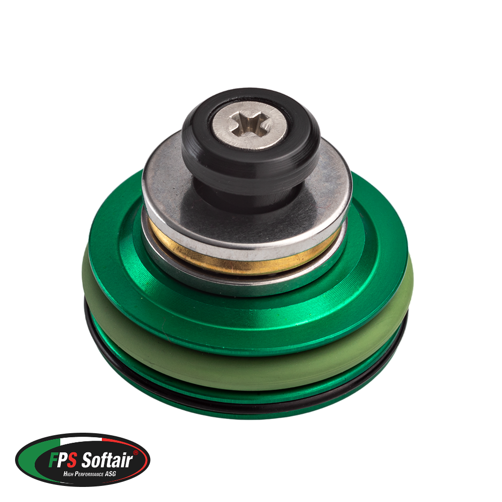 FPS CNC ERGAL Double O-Ring Ball Bearing AEG Piston Head – Pressure Deviation Type (TPAE)