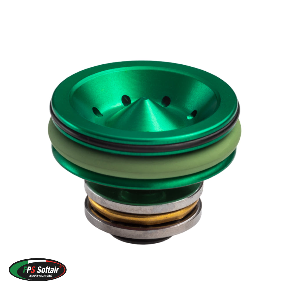 FPS CNC ERGAL Double O-Ring Ball Bearing AEG Piston Head – Pressure Deviation Type (TPAE)
