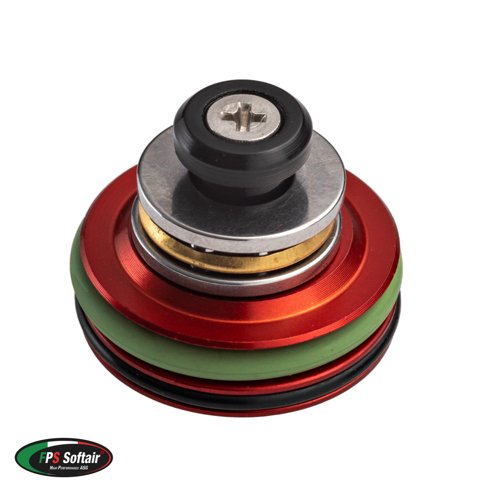 FPS CNC ERGAL Double O-Ring Ball Bearing AEG Piston Head – Advanced Type (TPAVN)