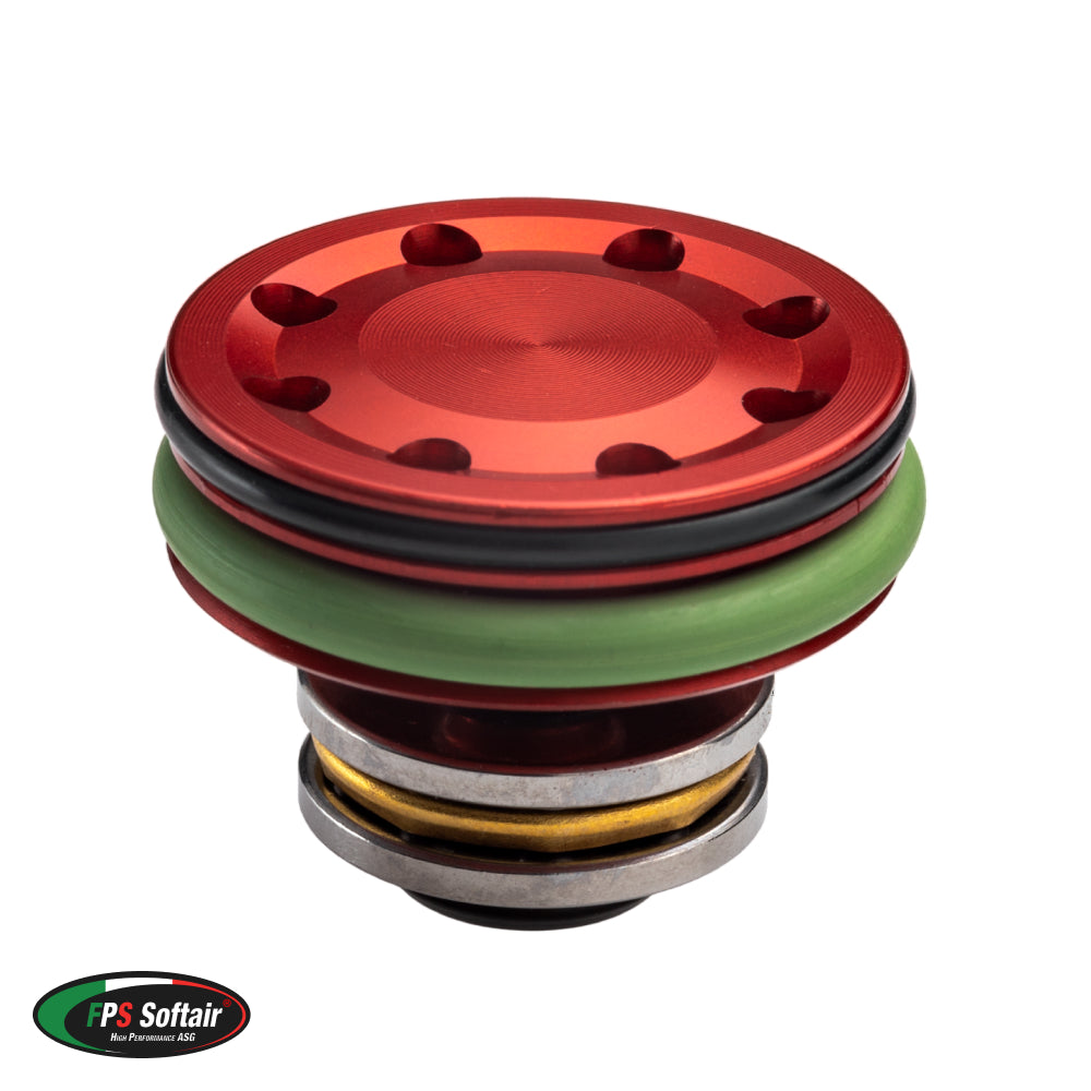 FPS CNC ERGAL Double O-Ring Ball Bearing AEG Piston Head – Advanced Type (TPAVN)