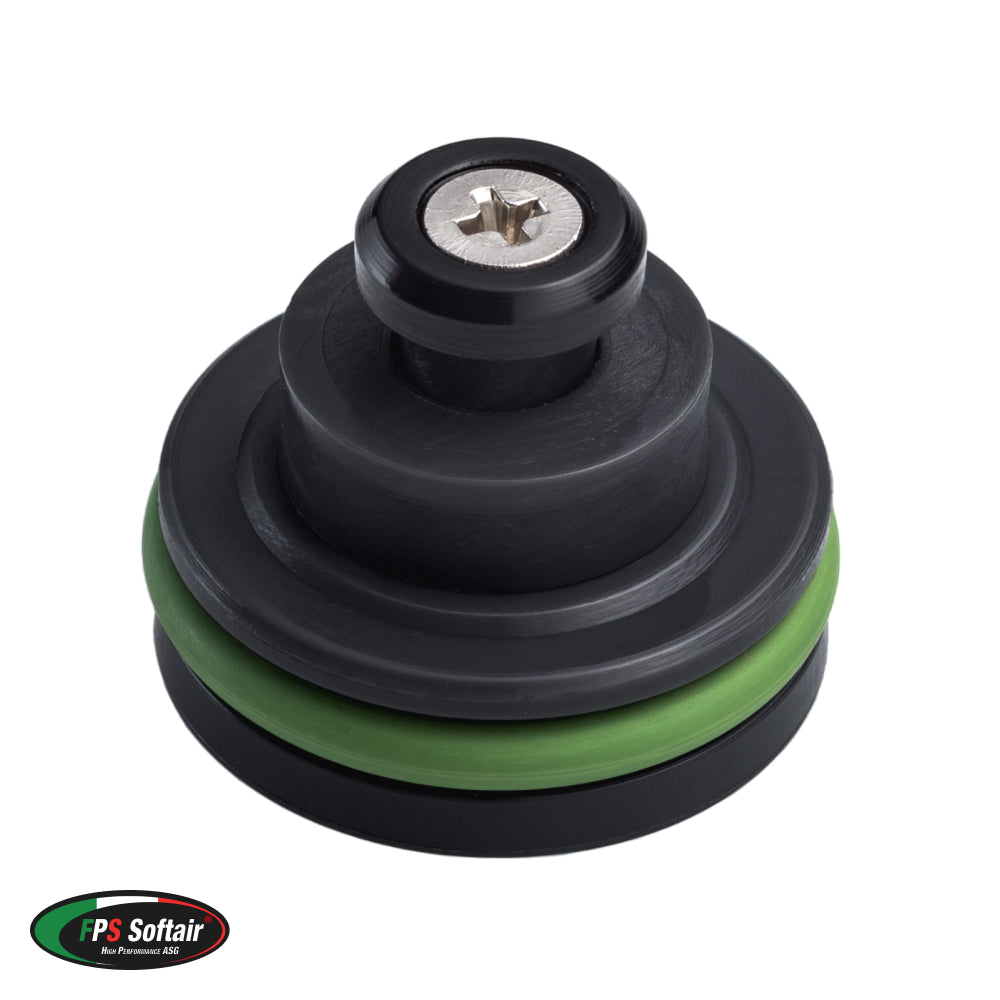 FPS ZERO-SHOCK POM Piston Head with Ball Bearing – Carbon Fiber (TPAVPCF)