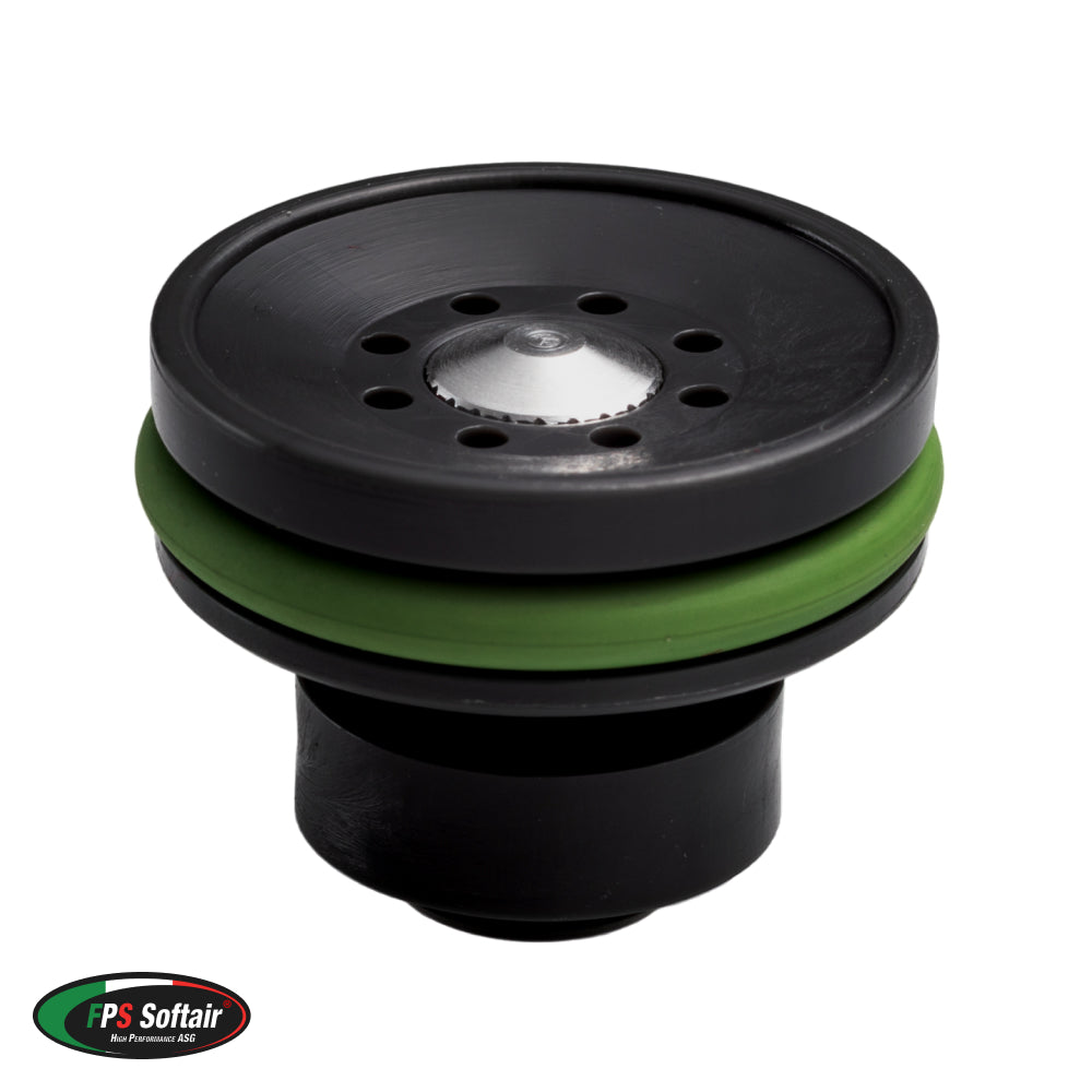 FPS ZERO-SHOCK POM Piston Head with Ball Bearing – Carbon Fiber (TPAVPCF)