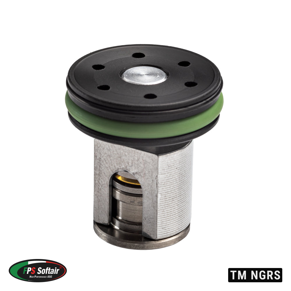 FPS CNC POM Double O-Ring Ball Bearing AEG Piston Head for Tokyo Marui NGRS (TPSRE)