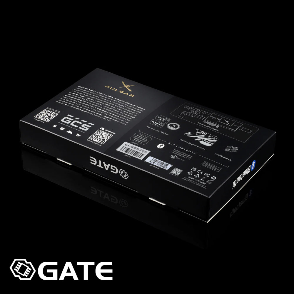 GATE Pulsar D HPA Engine Set with TITAN II Bluetooth [Rear Wired]