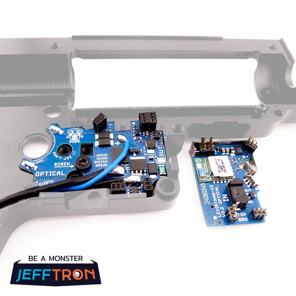 JeffTron Leviathan V2 Optical to Stock (Speed CNC Trigger Black Included)