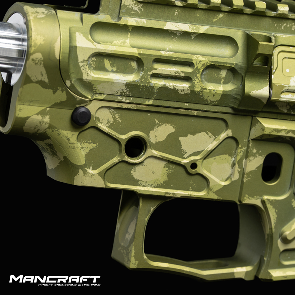 Mancraft CNC AR15 Tactical Splash Camo Receiver Set (Limited Edition)