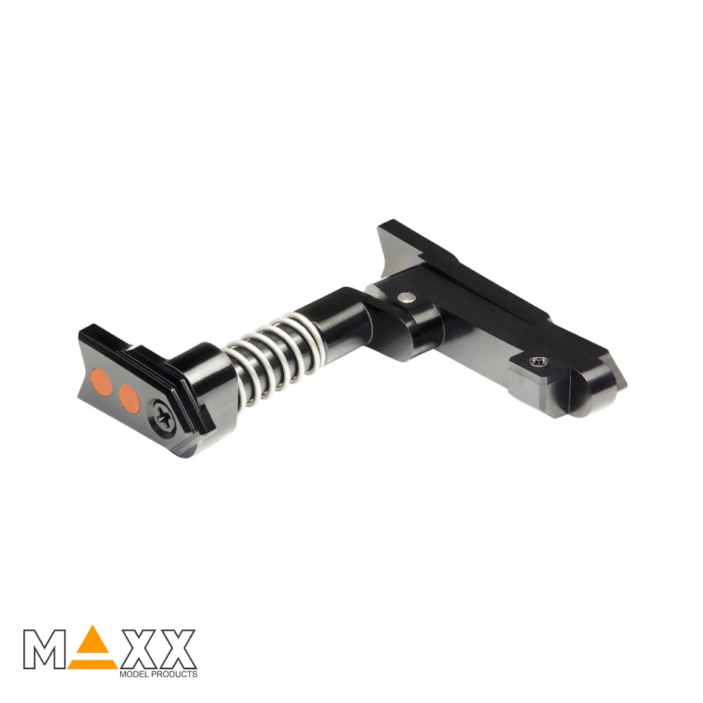 MAXX Model CNC Aluminum Advanced Magazine Release (Style A) (Black)
