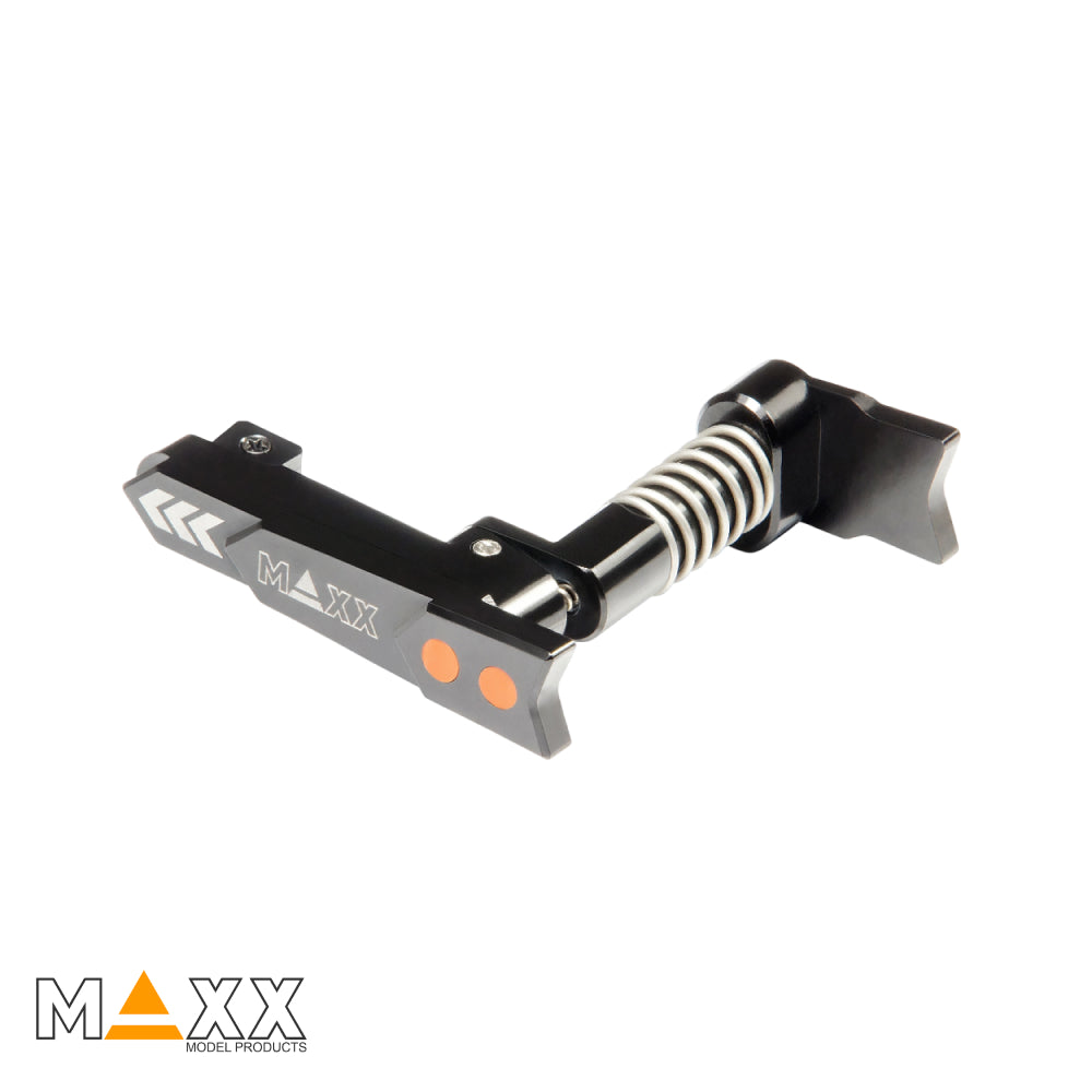 MAXX Model CNC Aluminum Advanced Magazine Release (Style A) (Black)