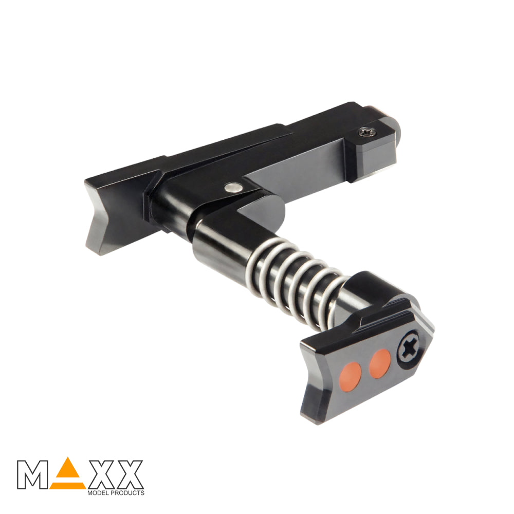 MAXX Model CNC Aluminum Advanced Magazine Release (Style A) (Black)