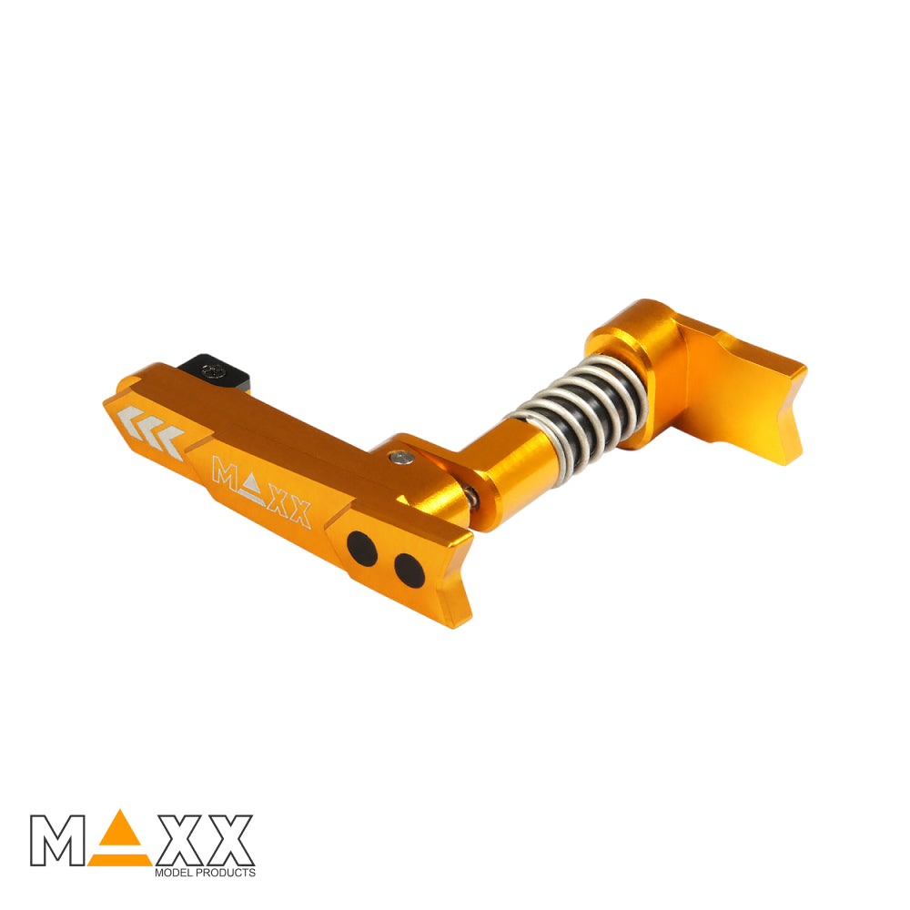 MAXX Model CNC Aluminum Advanced Magazine Release (Style A) (Dark Earth)