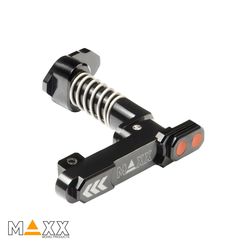 MAXX Model CNC Aluminum Advanced Magazine Release (Style B) (Black)