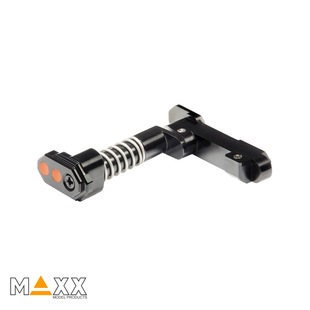 MAXX Model CNC Aluminum Advanced Magazine Release (Style B) (Black)