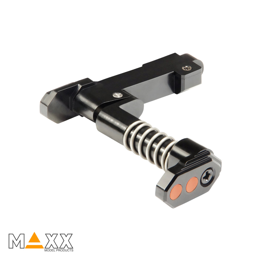 MAXX Model CNC Aluminum Advanced Magazine Release (Style B) (Black)