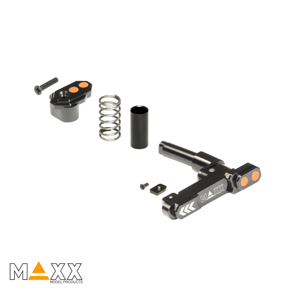 MAXX Model CNC Aluminum Advanced Magazine Release (Style B) (Black)
