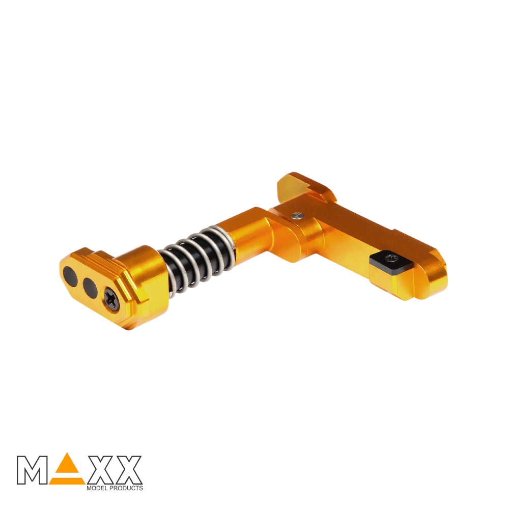 MAXX Model CNC Aluminum Advanced Magazine Release (Style B) (Dark Earth)