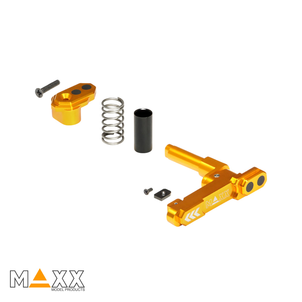 MAXX Model CNC Aluminum Advanced Magazine Release (Style B) (Dark Earth)