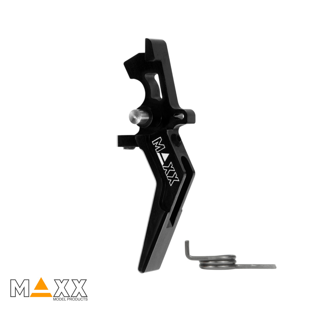 MAXX Model CNC Aluminum Advanced Speed Trigger (Style A) (Black)
