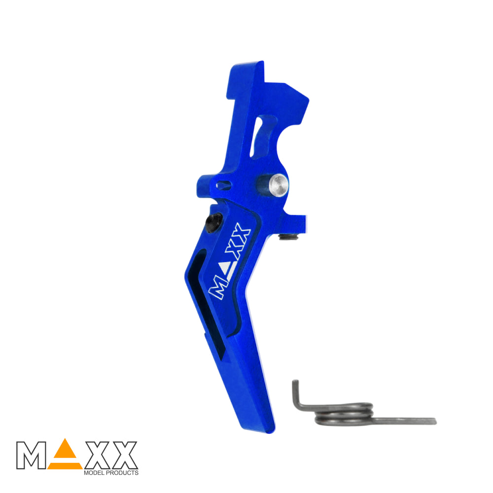 MAXX Model CNC Aluminum Advanced Speed Trigger (Style A) (Blue)