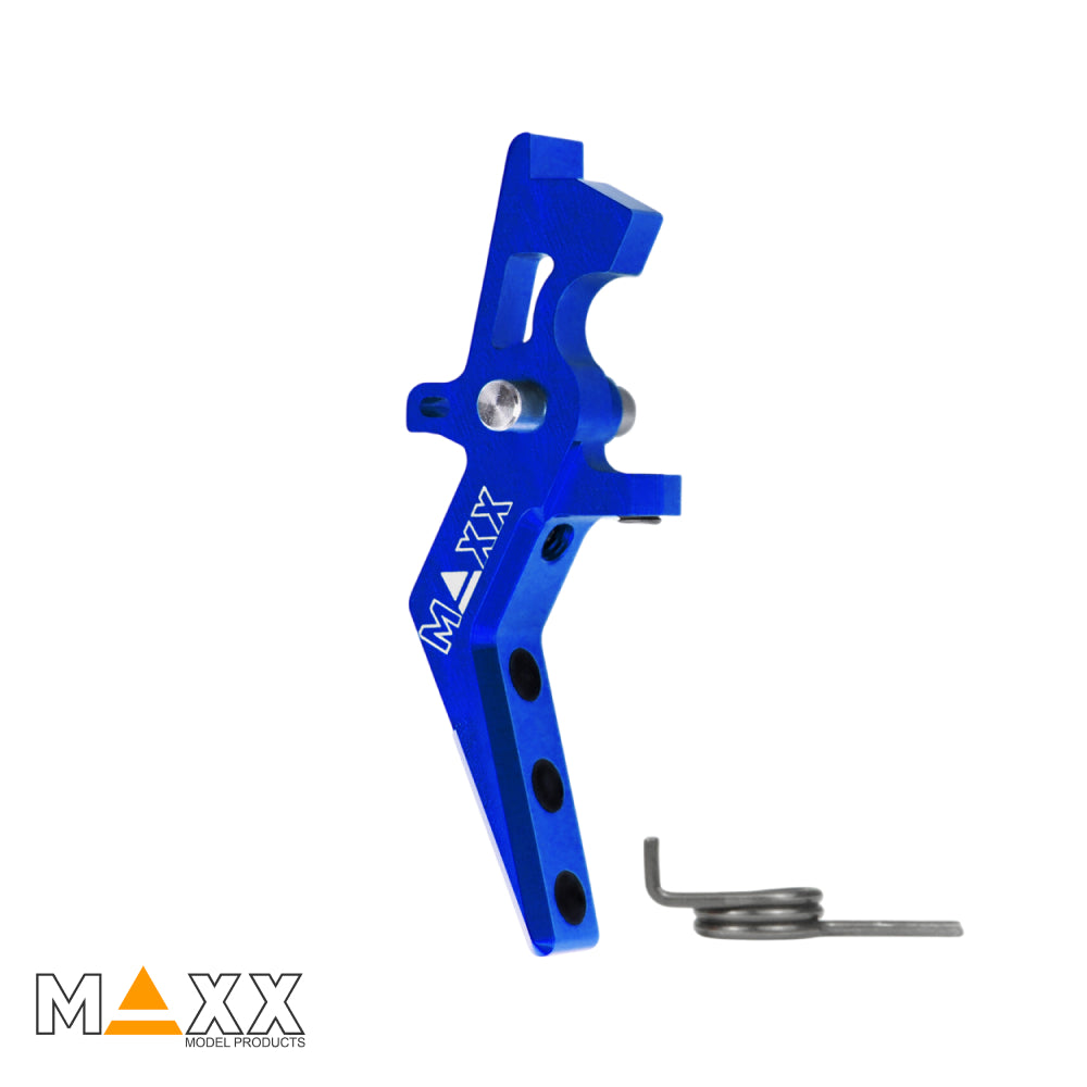 MAXX Model CNC Aluminum Advanced Speed Trigger (Style A) (Blue)