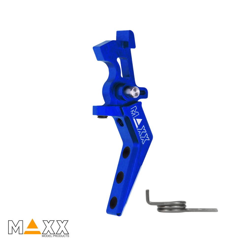 MAXX Model CNC Aluminum Advanced Speed Trigger (Style A) (Blue)