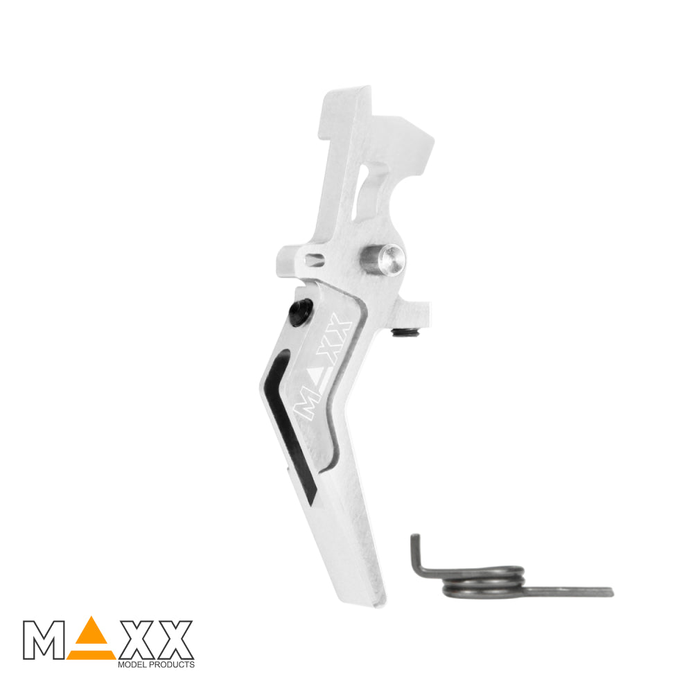 MAXX Model CNC Aluminum Advanced Speed Trigger (Style C) (Silver)