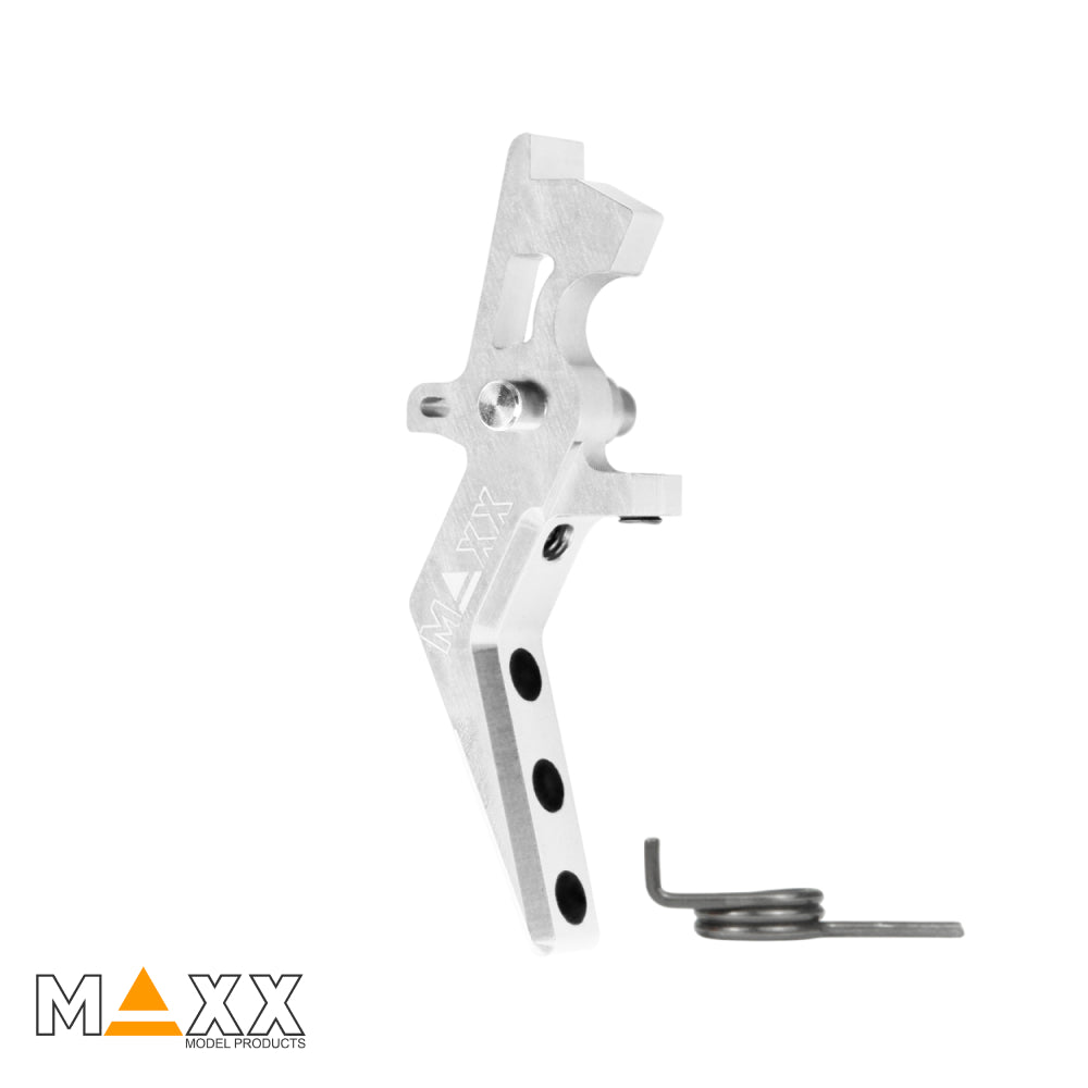 MAXX Model CNC Aluminum Advanced Speed Trigger (Style C) (Silver)