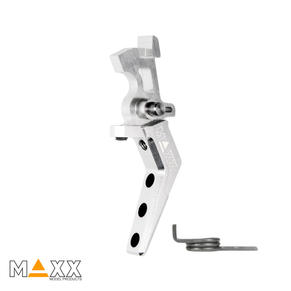 MAXX Model CNC Aluminum Advanced Speed Trigger (Style C) (Silver)