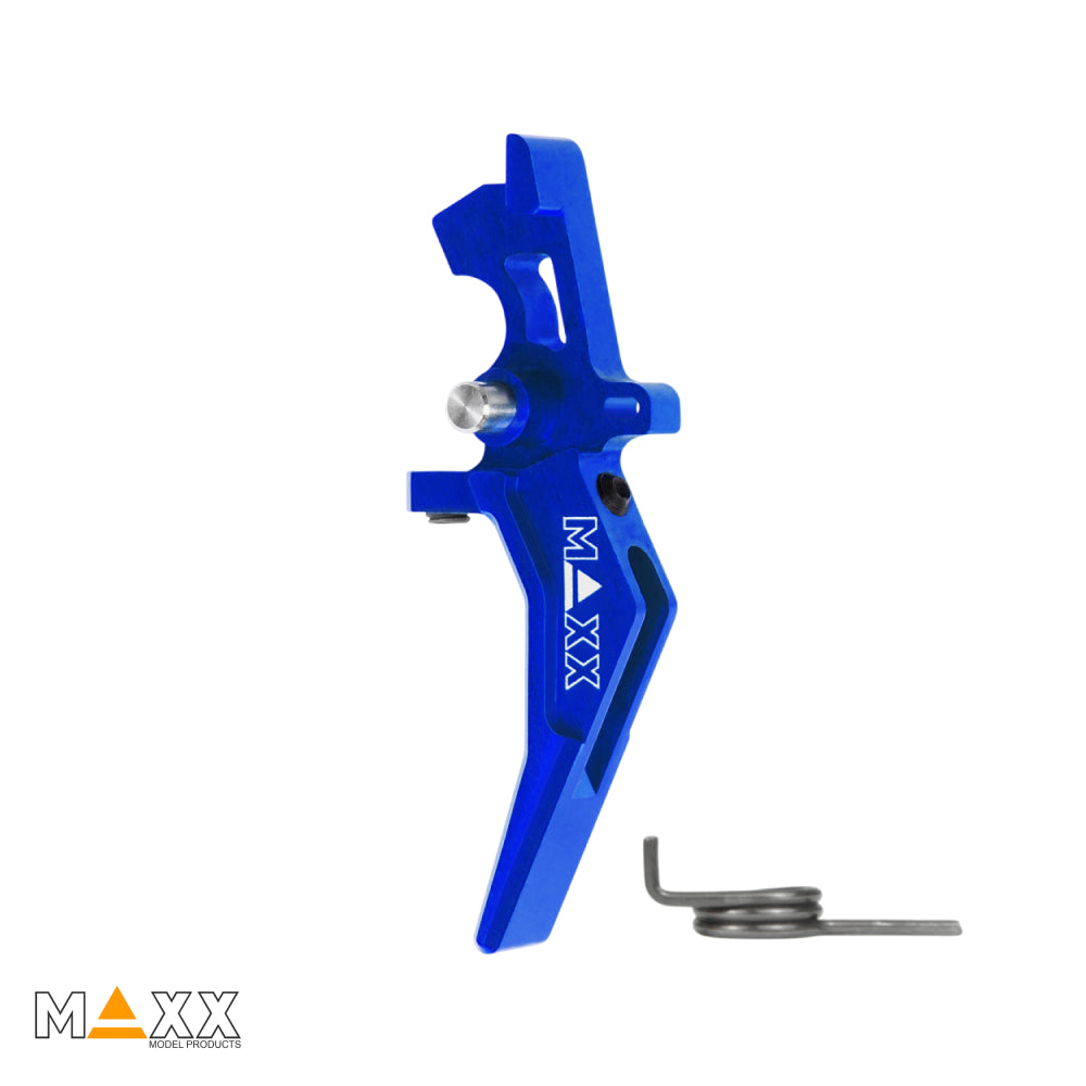 Maxx Model CNC Aluminum Advanced Speed Trigger (Style B) (Blue)