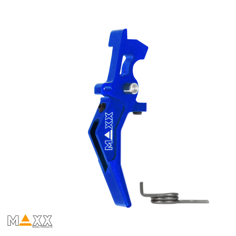 Maxx Model CNC Aluminum Advanced Speed Trigger (Style B) (Blue)