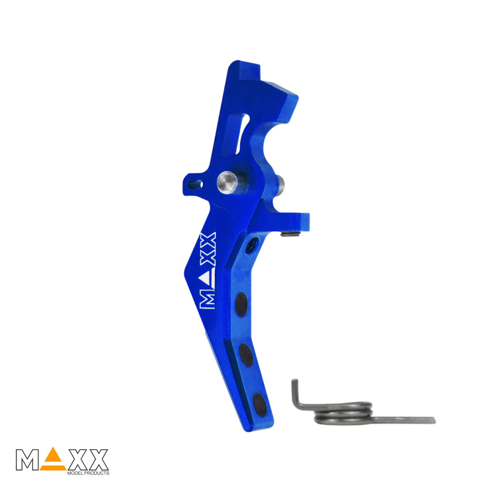 Maxx Model CNC Aluminum Advanced Speed Trigger (Style B) (Blue)