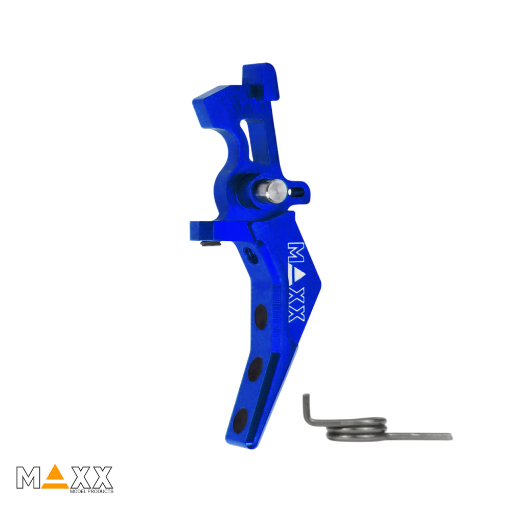 Maxx Model CNC Aluminum Advanced Speed Trigger (Style B) (Blue)