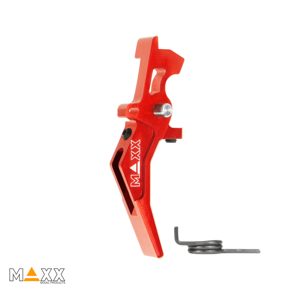 Maxx Model CNC Aluminum Advanced Speed Trigger (Style B) (Red)