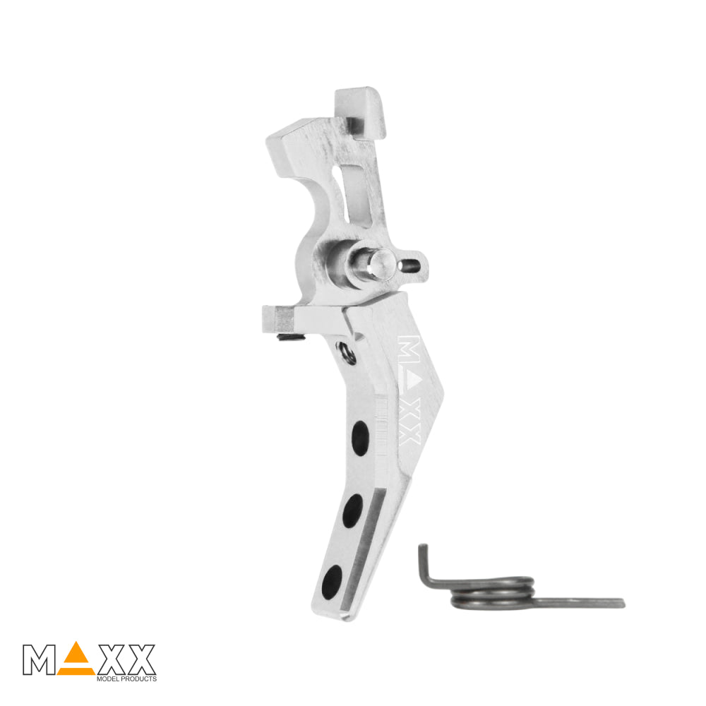 Maxx Model CNC Aluminum Advanced Speed Trigger (Style B) (Silver)