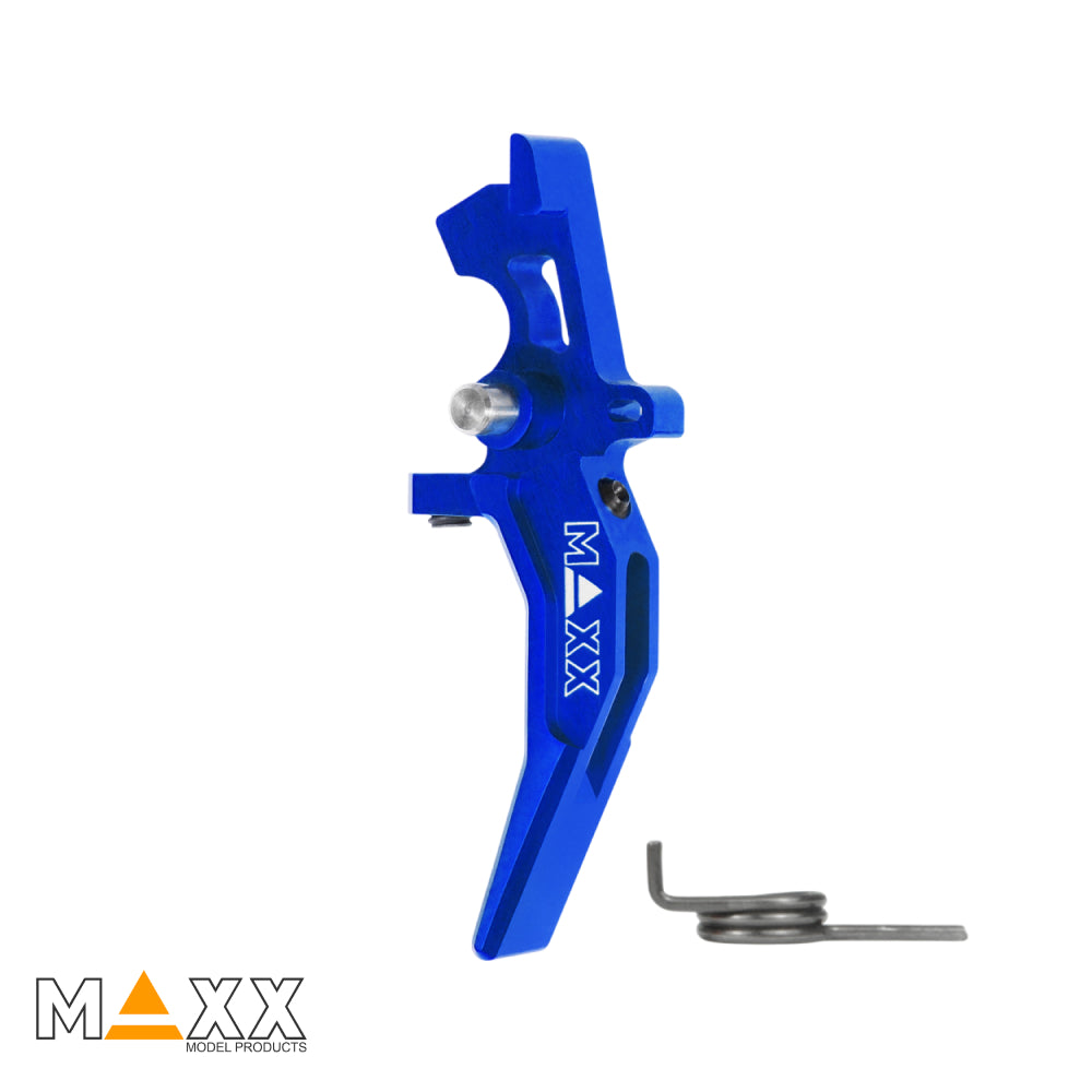 MAXX Model CNC Aluminum Advanced Speed Trigger (Style C) (Blue)