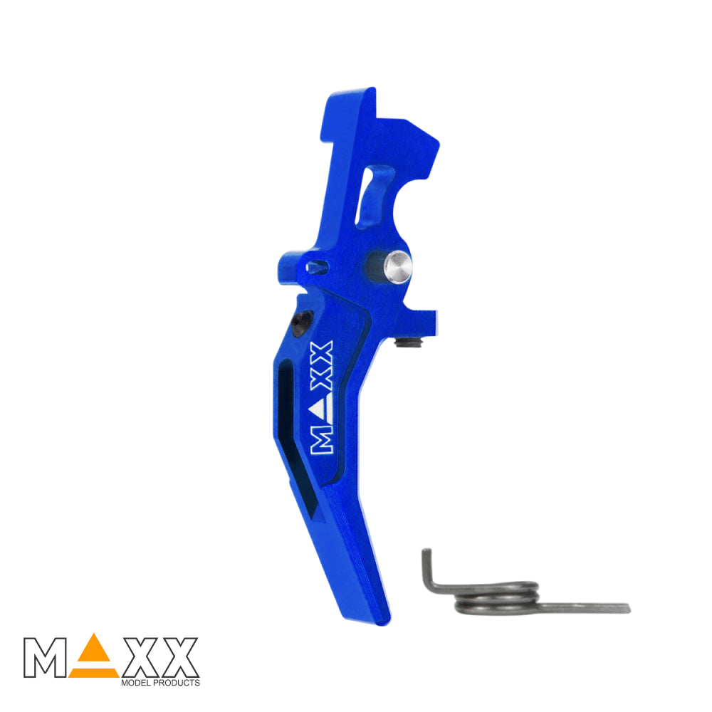 MAXX Model CNC Aluminum Advanced Speed Trigger (Style C) (Blue)