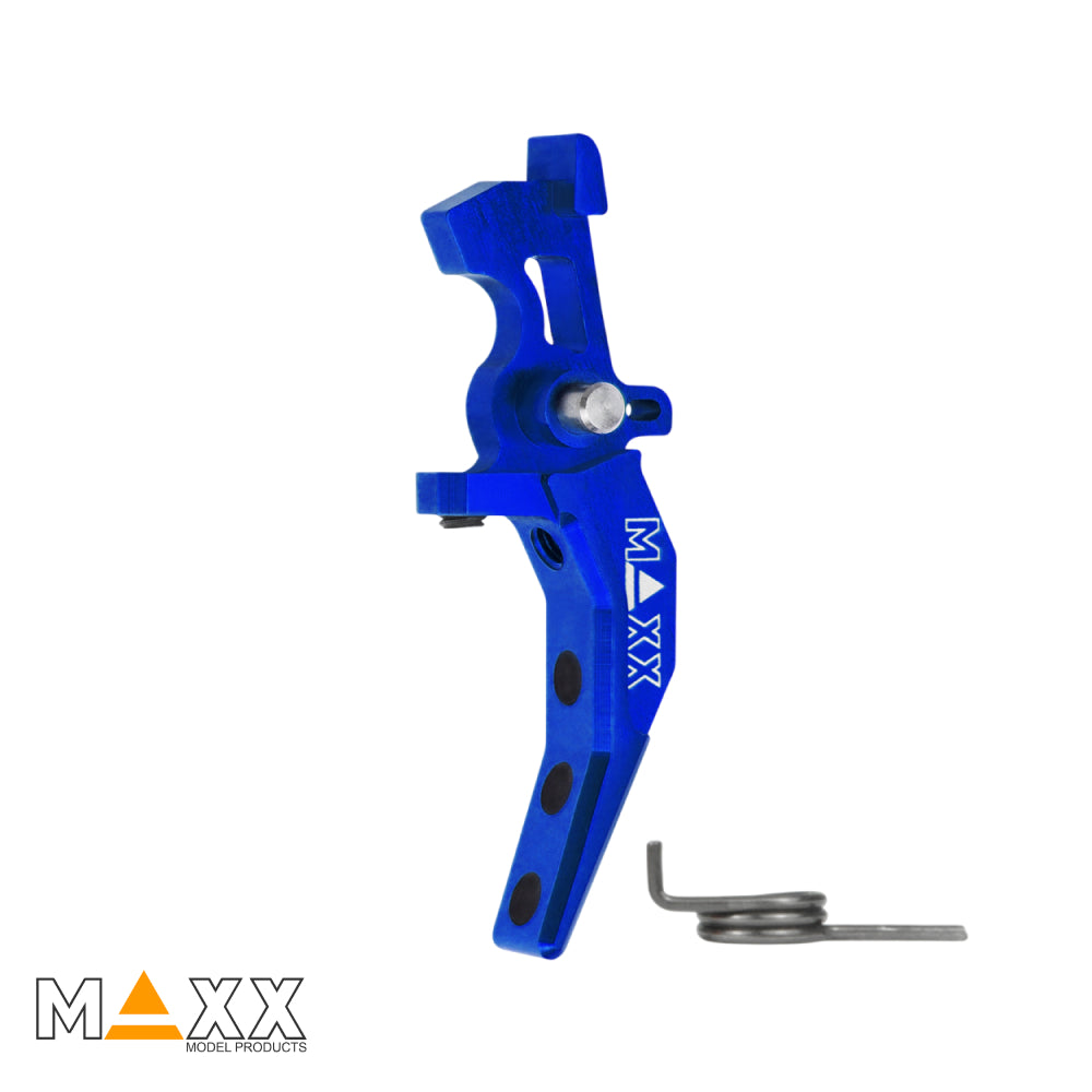 MAXX Model CNC Aluminum Advanced Speed Trigger (Style C) (Blue)