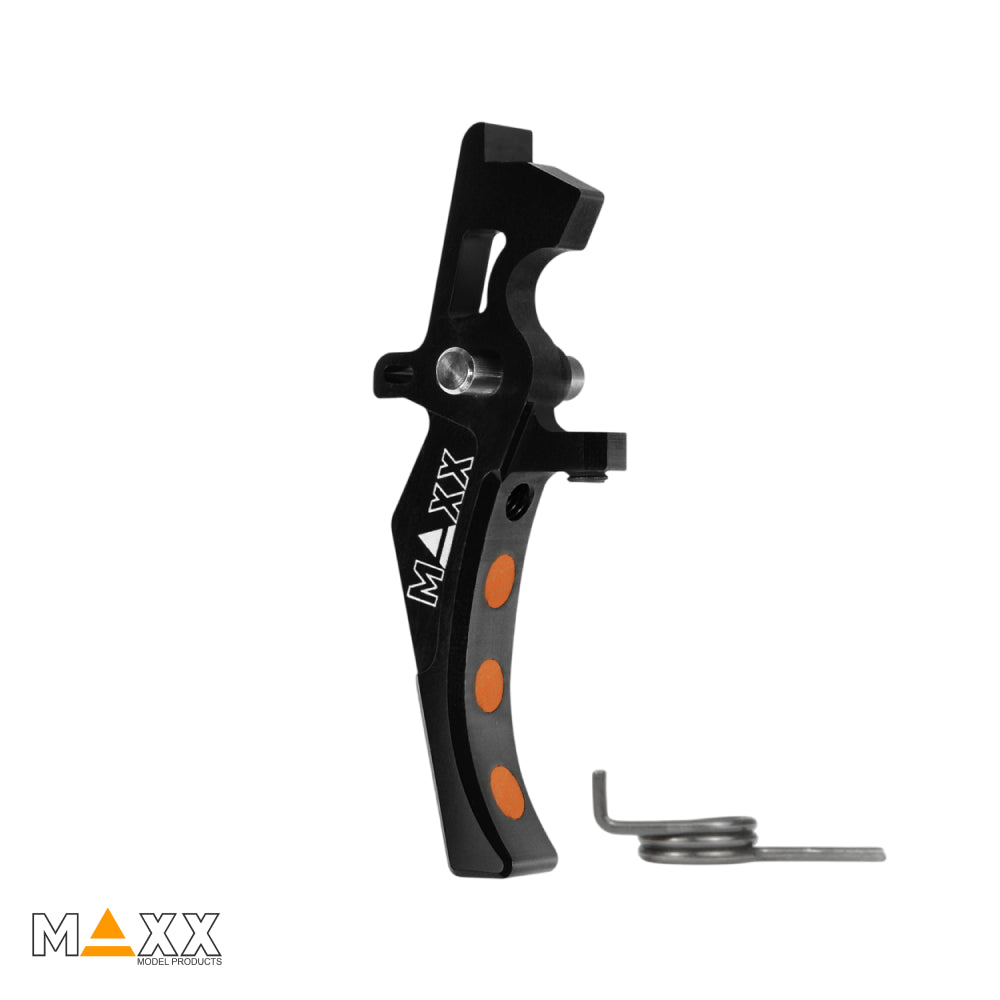 Maxx Model CNC Aluminum Advanced Speed Trigger (Style D) (Black)