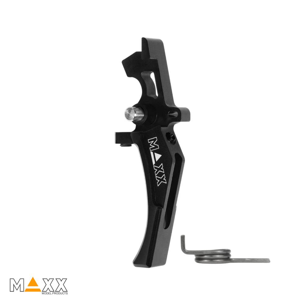 Maxx Model CNC Aluminum Advanced Speed Trigger (Style D) (Black)
