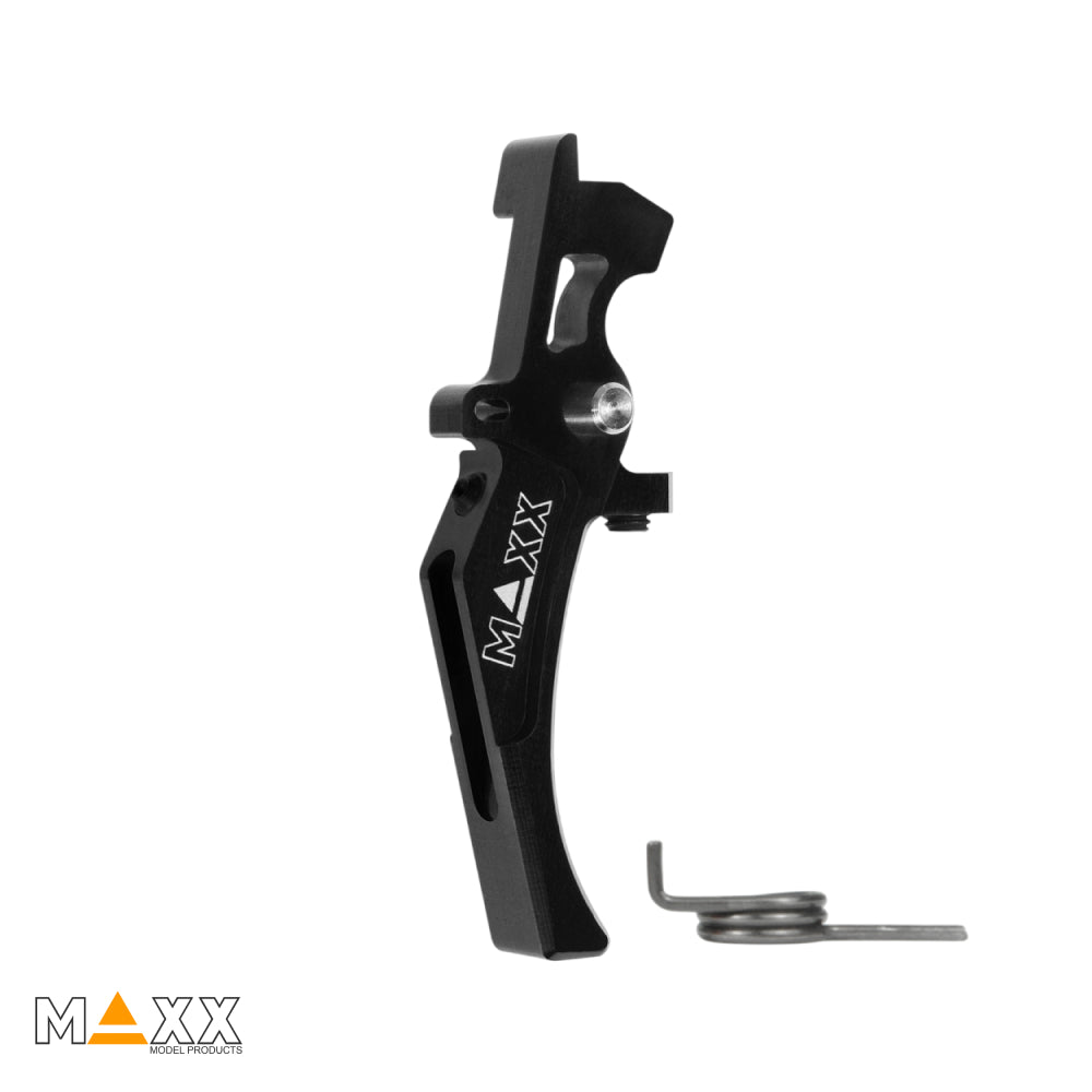 Maxx Model CNC Aluminum Advanced Speed Trigger (Style D) (Black)