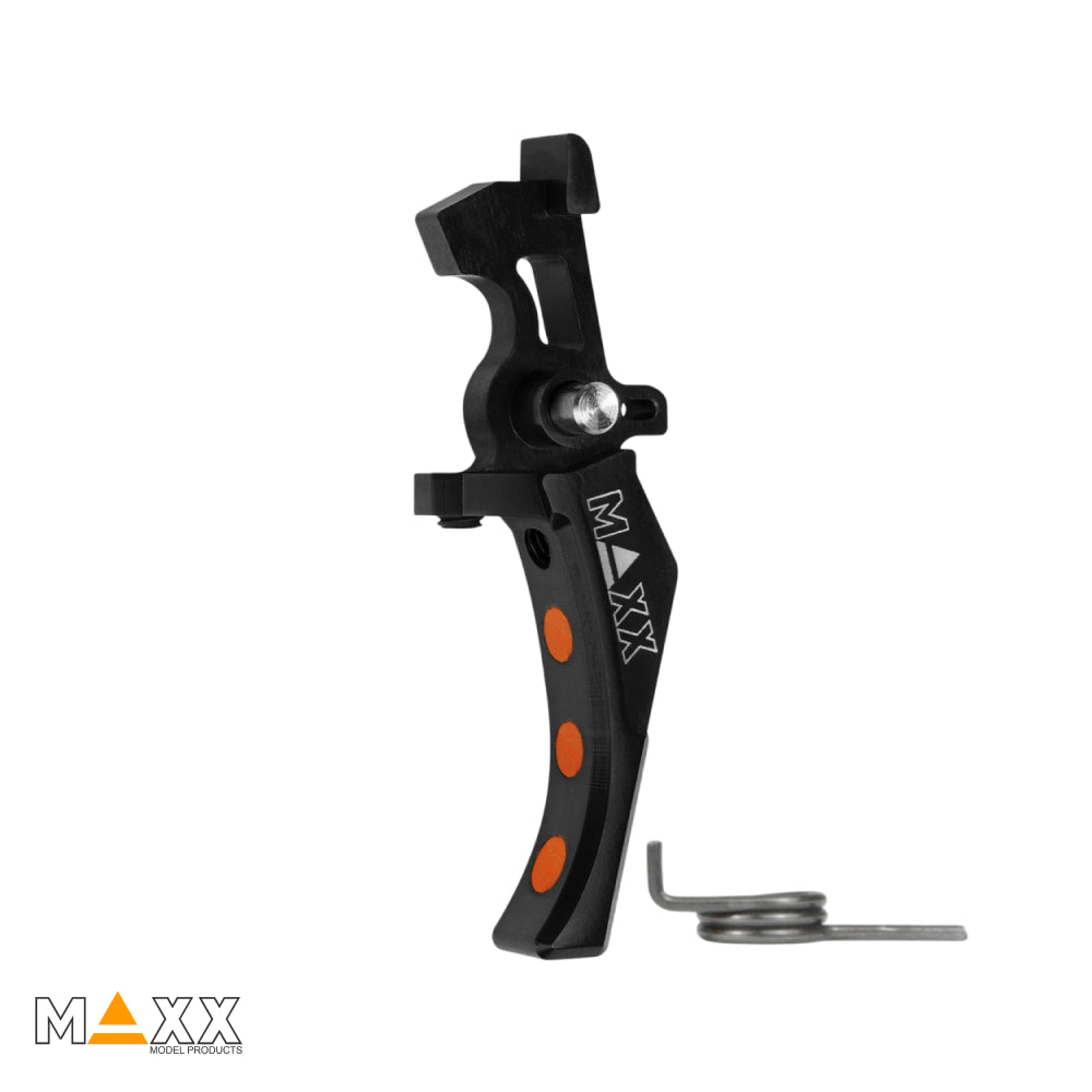 Maxx Model CNC Aluminum Advanced Speed Trigger (Style D) (Black)