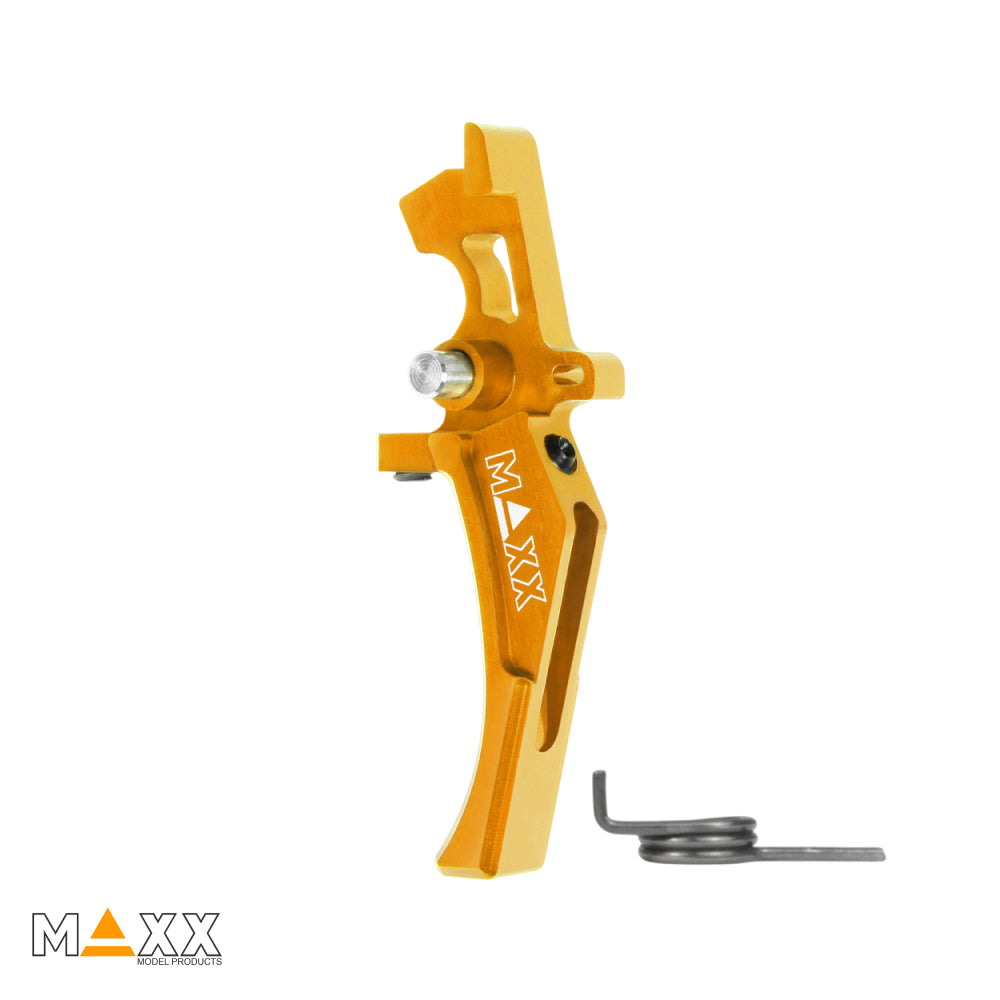 Maxx Model CNC Aluminum Advanced Speed Trigger (Style D) (Dark Earth)
